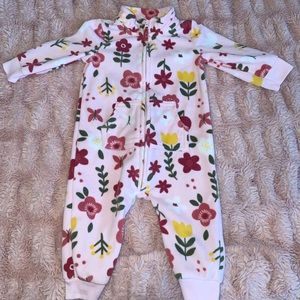 Fleece baby onesie